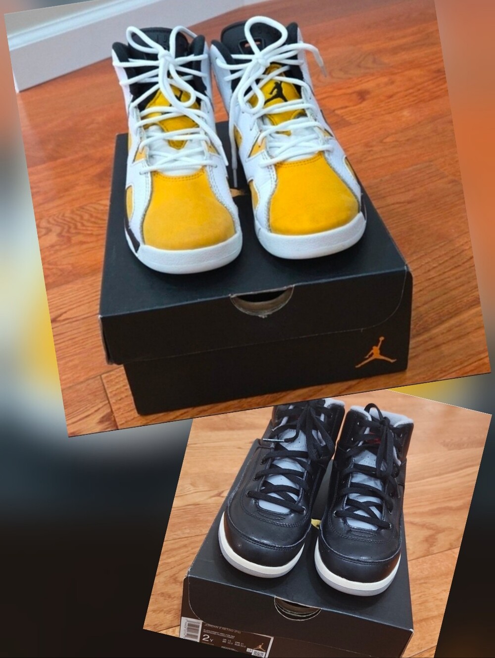 FREE SNEAKERS with Jordan 6 Retro Yellow and White Unisex Sneakers